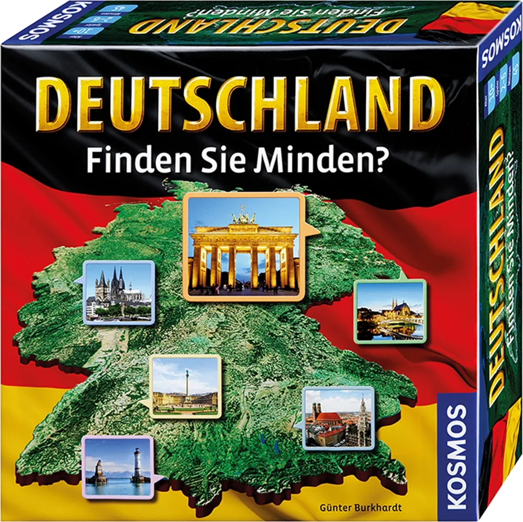Jeu de Cartes Géographique Allemagne Kosmos 692797 Trouver Minden