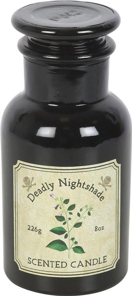 Something Different - "Deadly Nightshade" Kerze SD10509 (Einheitsgröße) (Schwarz)