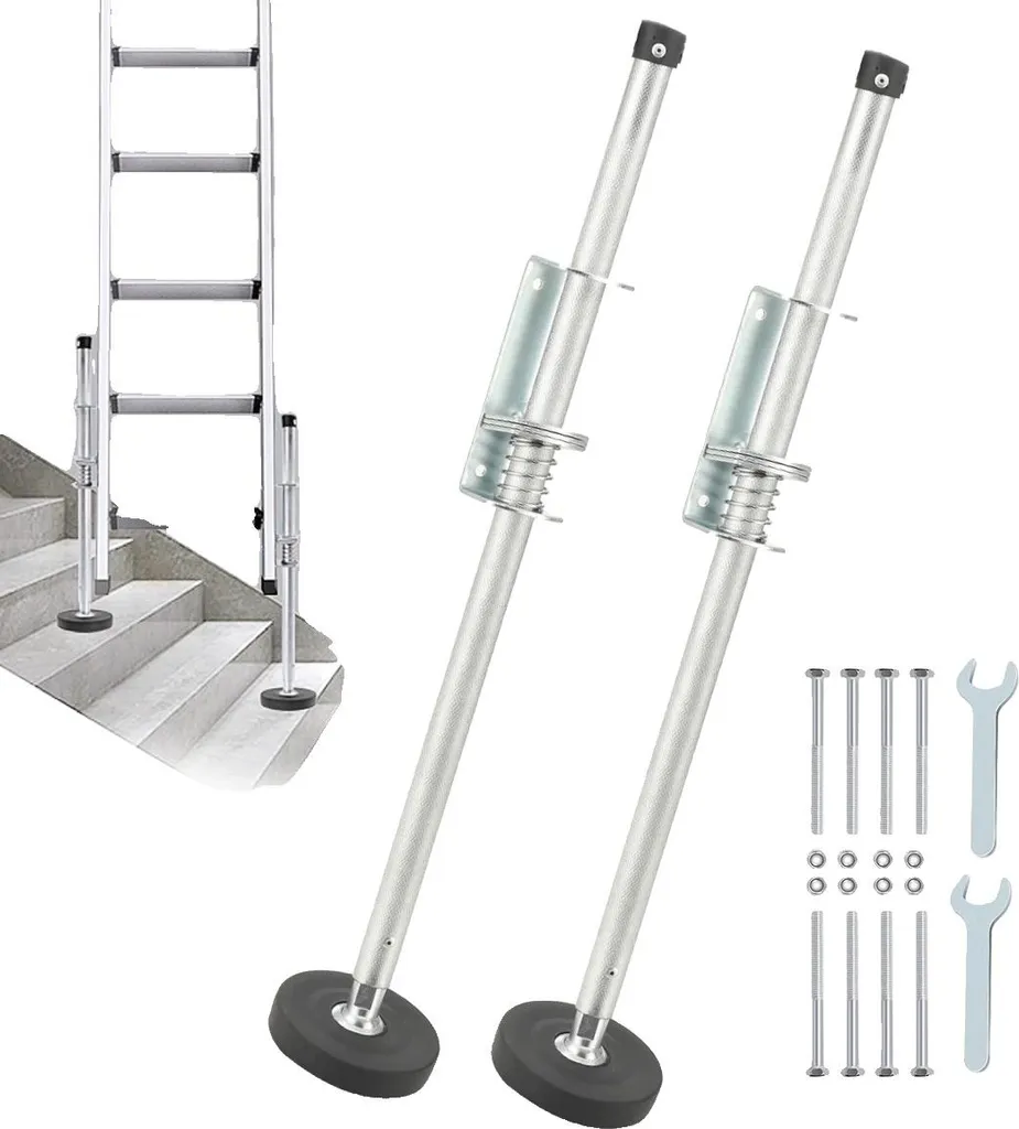 Solution de mise à niveau pour échelle sur terrain en pente et mou