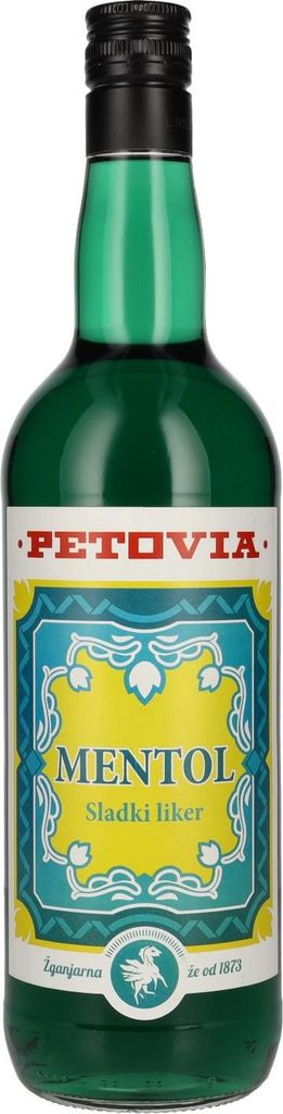 Petovia MENTOL Aromatiziran Sladki Liker 22% Vol. 1l