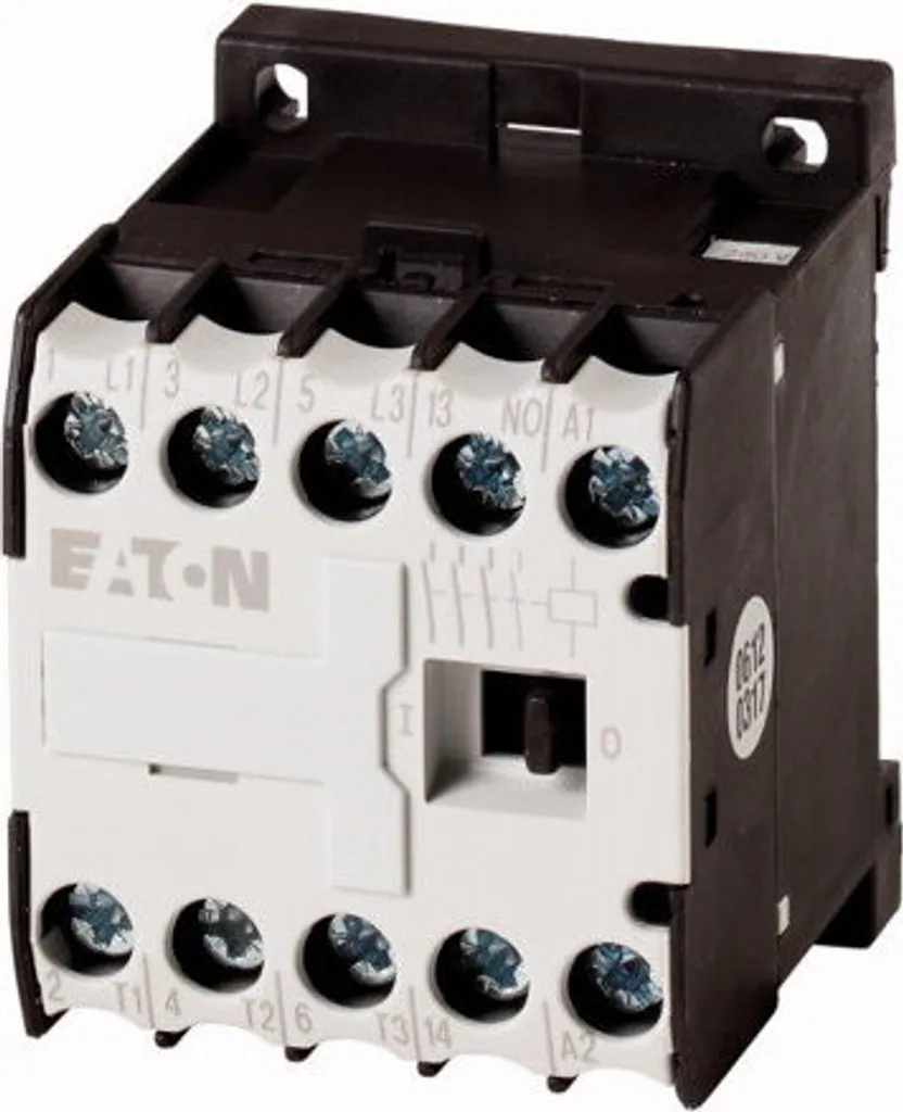 Mini contacteur tripolaire Eaton 9A 4kW 24V DC série DILEM 189984