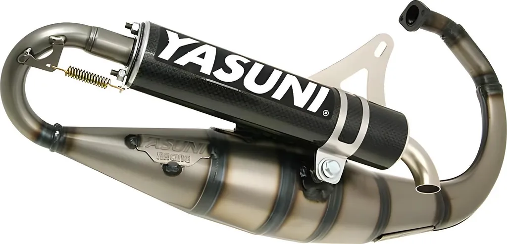Pot Yasuni Scooter R Silencieux Carbone Yamaha BWS et MBK Stunt AC