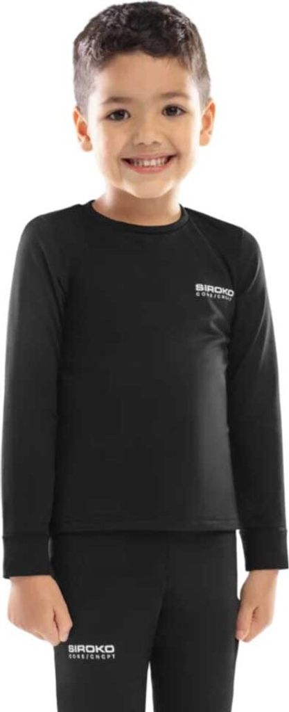 Siroko K-core Ink Langarm-baselayer Schwarz 7-8 Years Junge Schwarz 7-8 Years