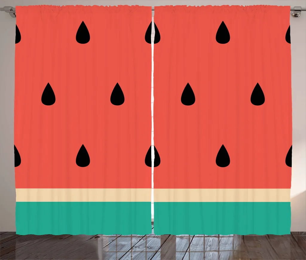 Tenda 280x245 cm ABAKUHAUS con Ganci | Motivo Rustico Watermelon