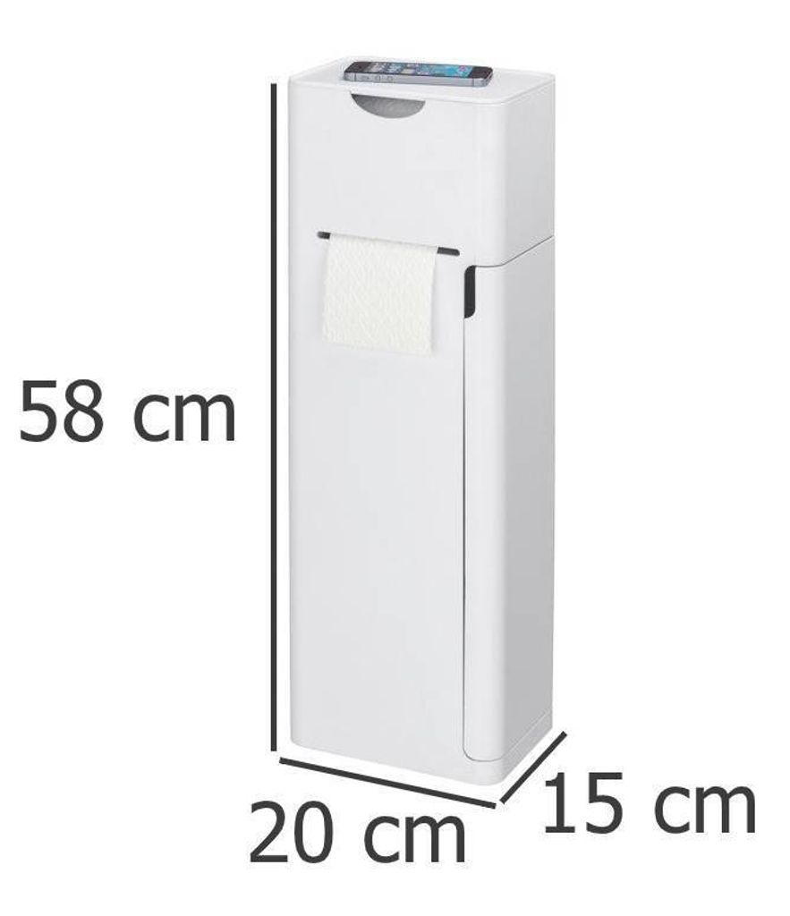WENKO WC-Garnitur Imon weiß Kunststoff Produktbild 14