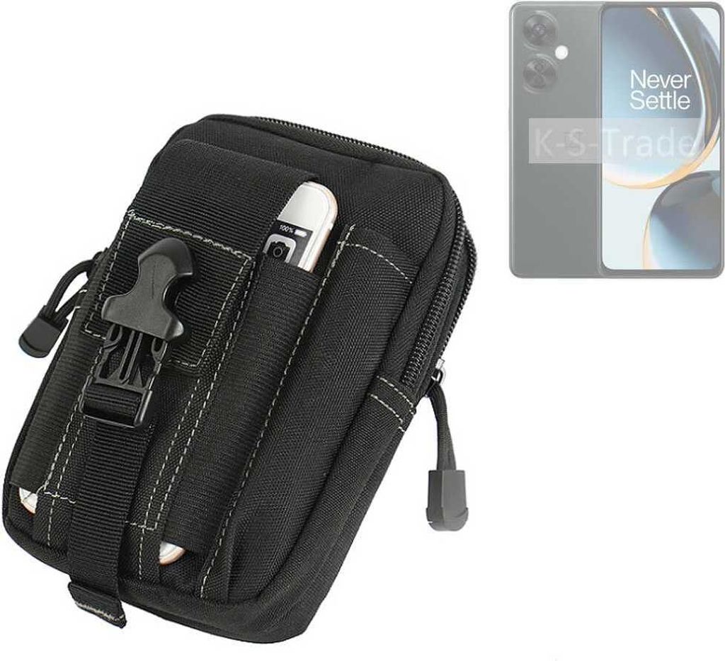 K-S-Trade Gürtel Tasche kompatibel mit OnePlus Nord CE 3 Lite Gürteltasche Holster Schutz Hülle Handy Hülle Smartphone outdoor Handy-Hülle