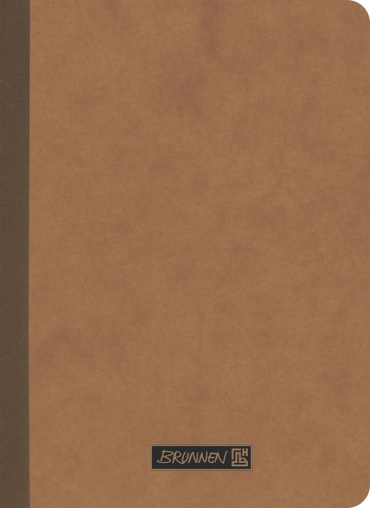 Brunnen 104367370 - Einfarbig - Braun - A6 - 96 Blätter - Produktbild 