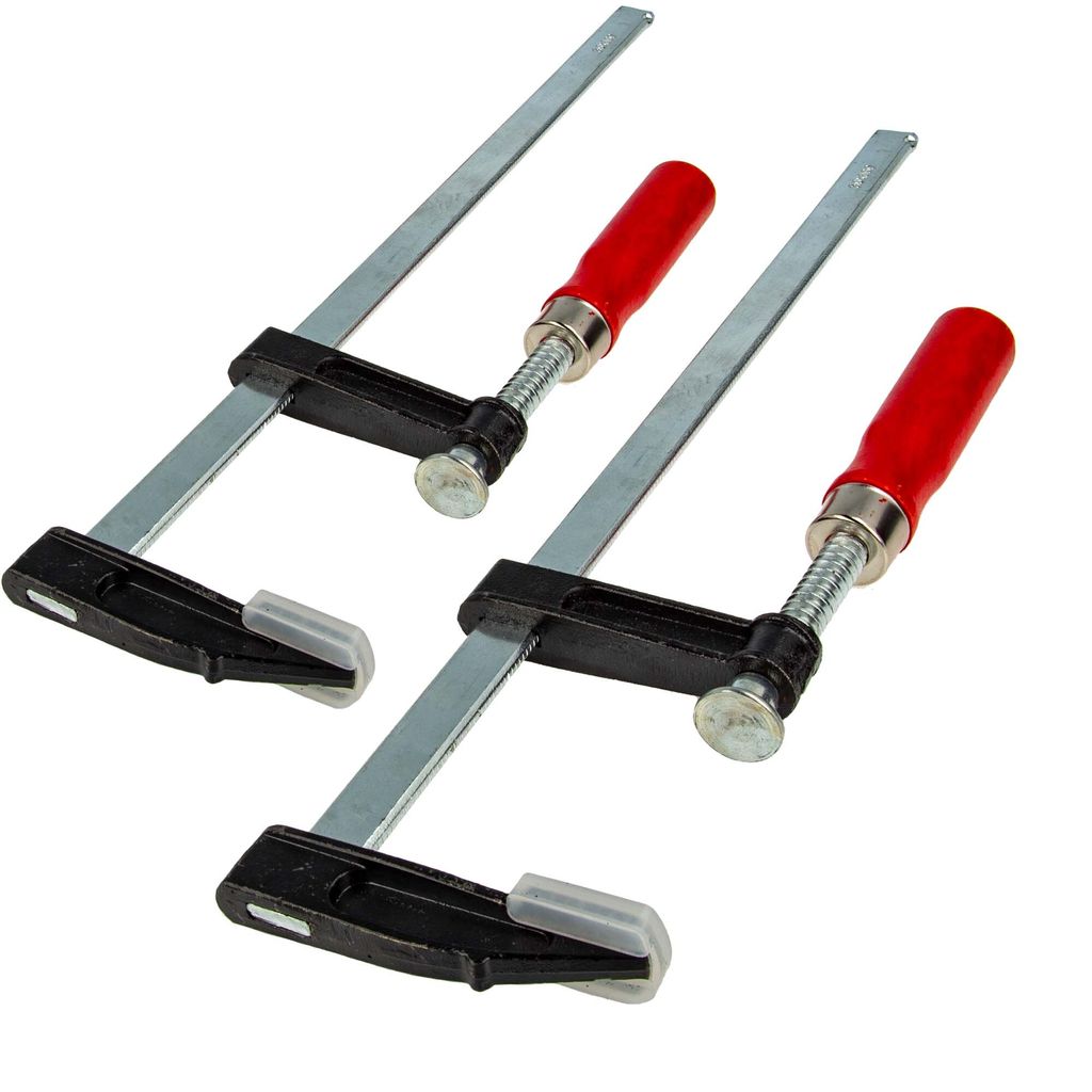EUROTOOLS Zestaw zacisków śrubowych, 2-częściowy, 50 mm x Zdjęcie produktu 