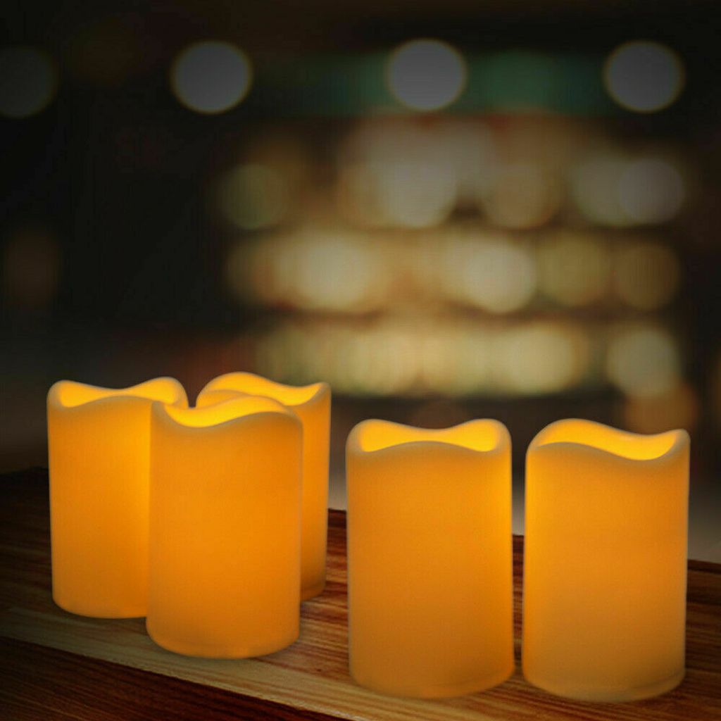3 Stück LED Kerzenlicht , 3AAA batteriebetriebenes LED Kerzen Flackernd, 10 cm Höhe, dekoratives Kerzenlicht für Abendessen, Geburtstag, Weihnac...