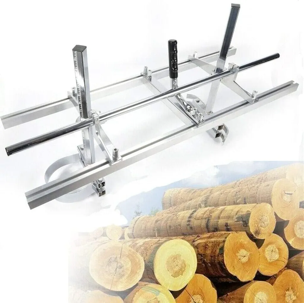 Scierie Mobile pour Tronçonneuse 14-36 Pouces en Acier et Aluminium