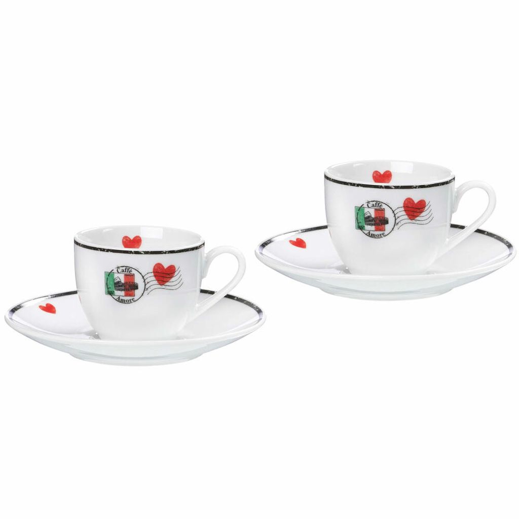 Ritzenhoff&Breker sada 4ks Caffee Amore Espresso šálek + Obrázek produktu 