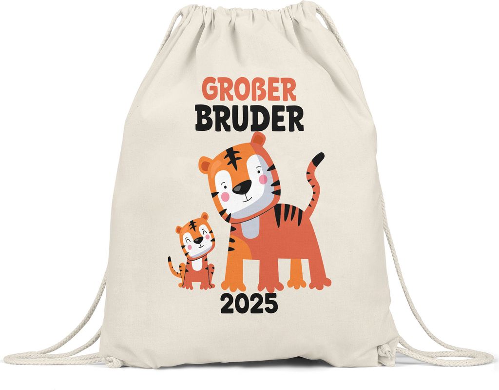 Großer Bruder 2025 Turnbeutel Gymsack Geschwister Produktbild 
