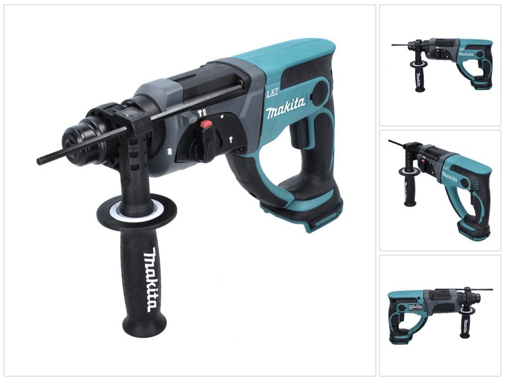 Makita DHR202Z, Černá, Modrá, Stříbrná, 2 cm, 1100 ot/min, Obrázek produktu 