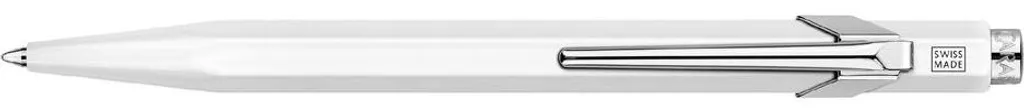 Stylo Bille 849 Caran d'Ache Blanc : Corps Hexagonal et Recharge Goliath