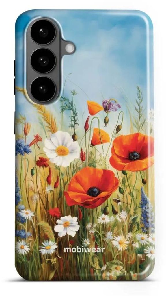 Handyhülle für Galaxy S26 Plus, Mobiwear Elite Pro, Wiesenblumen