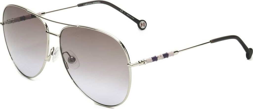 Carolina Herrera CH 0034/S 3YG, lichtgouden dameszonnebril, Productafbeelding 