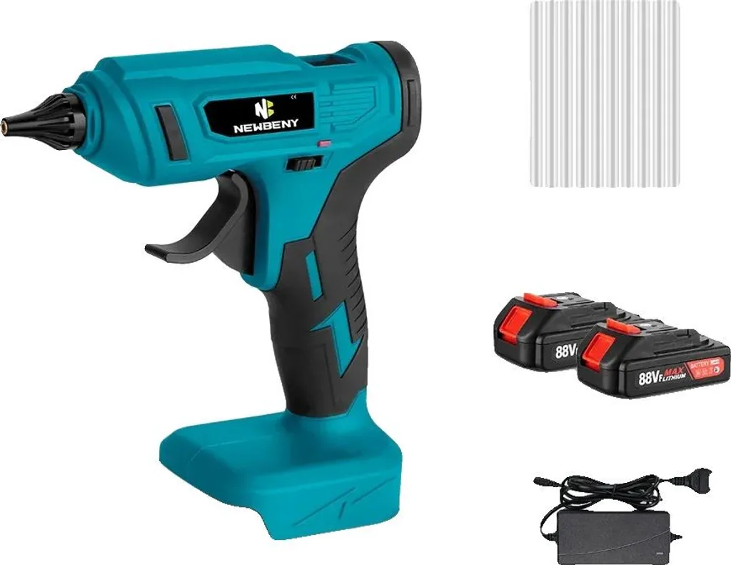 Pistolet à colle 100W sans fil : finissez vos travaux partout sans fil