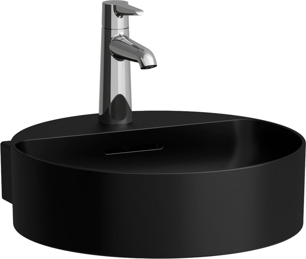 LAUFEN VAL Handwaschbecken, unterbaufähig, ohne Hahnloch, mit Überlauf, 400x425mm, H8112817161091