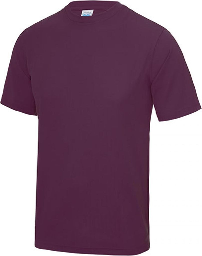 Just Cool JC001 | Cool T-Shirt +WRAP +UV-Sonnenschutz 30 - Farbe: Plum - Größe: XL