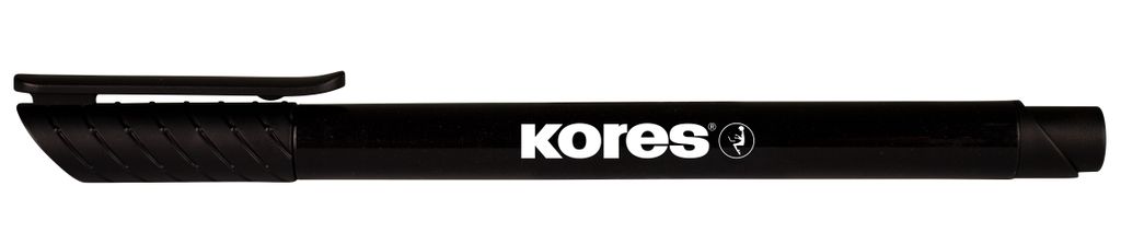 Kores Permanent Marker Fine schwarz, Schwarz, Schwarz, Produktbild 
