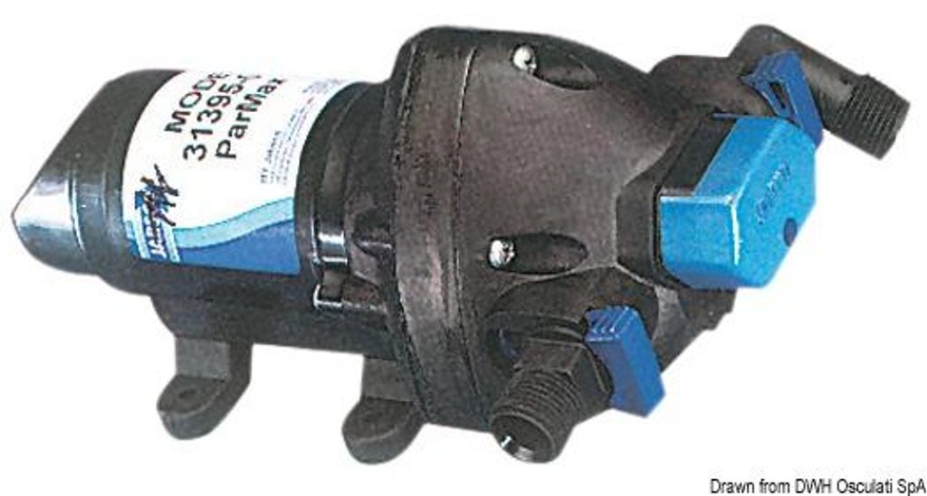 Flojet selbstansaugende Frischwasserpumpe 11 l/min 12 V - Osculati 16.207.12