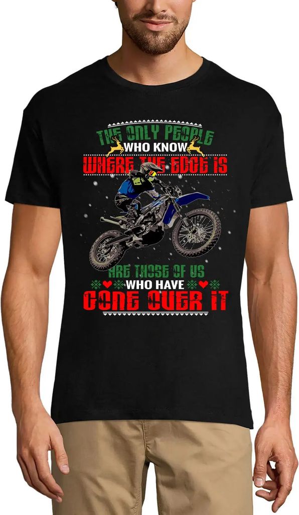 Herren Grafik T-Shirt Die Einzigen die wissen wo die Grenze ist – The Only People Who Know Where The Edge Is – Öko-Verantwortlich Vintage Jahr...