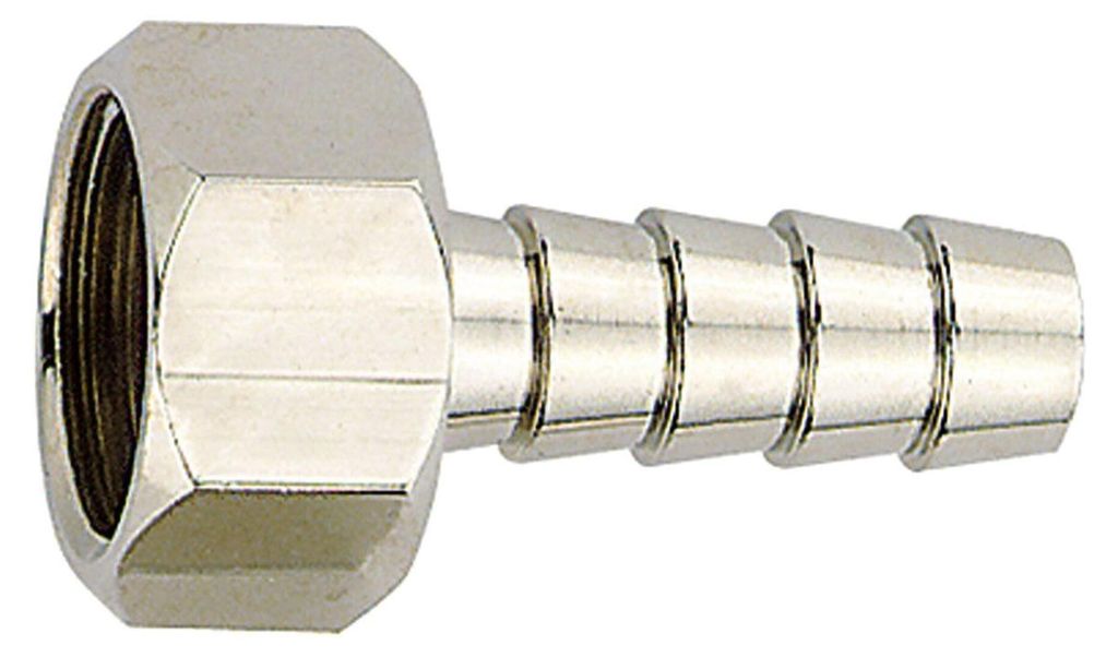 Riegler Aufschraubschlauchtülle, G 3/8 i., für Schlauch LW 6, ES 1.4571