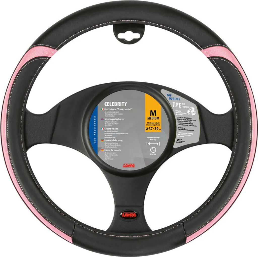 Coprivolante Tuning Lampa Celebrity Skeentex Inserti Metal Look