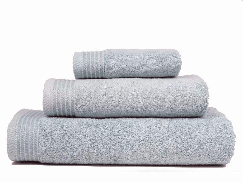 framsohn Walkfrottier Handtücher Premium 100% Baumwolle Frotteetücher saugstark waschbar pflegeleicht hochwertig strapazierfähig 30x50 cm Silber