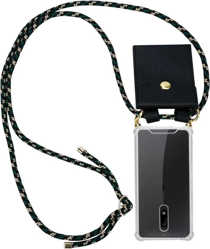 Cadorabo Custodia Nokia 5 2017 con Cordino Staccabile Marrone