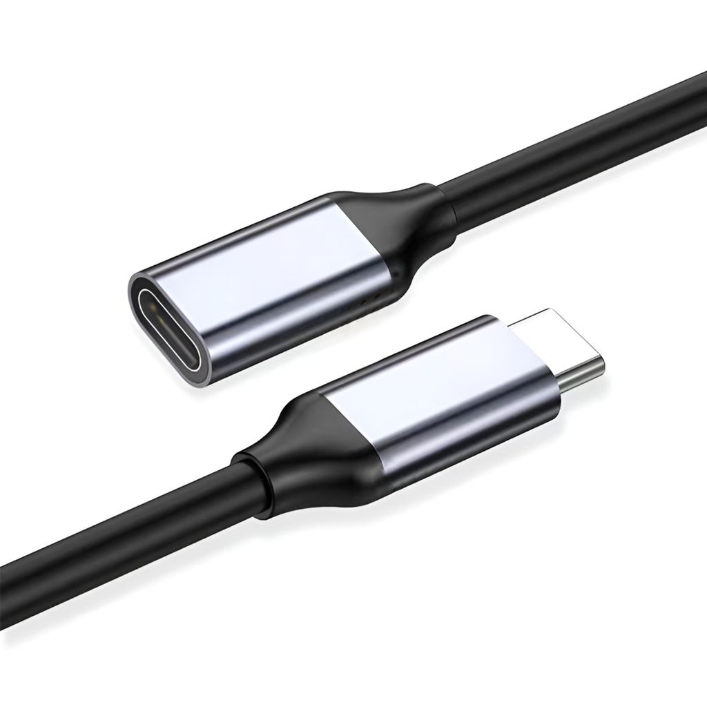 USB-C 3.1 Verlängerungskabel 1m 100W PD Schnellladekabel Produktbild 