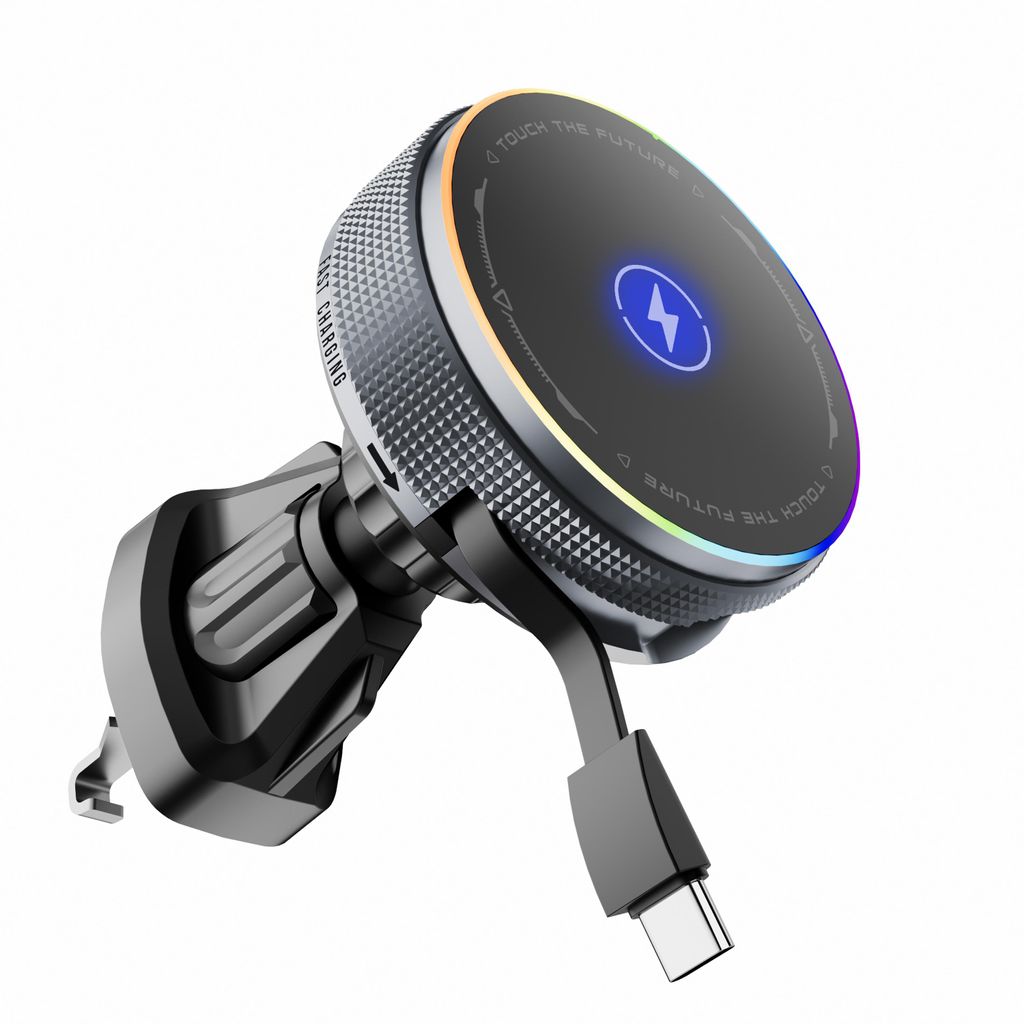 15 W Schnellladegerät für das Auto, Schnellladestation für Apple iPhone17, 16, 15, 14, 13 Pro Max, MacSafe-Handyhalterung für das Auto