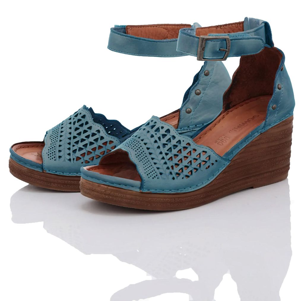 Gemini Damen Sandale blau Größe 40