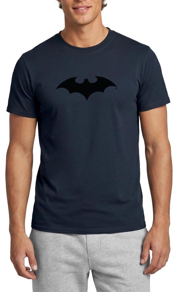 Spreadshirt DC Comics Batman Logo Klassisch Männer T-Shirt, 3XL, Navy