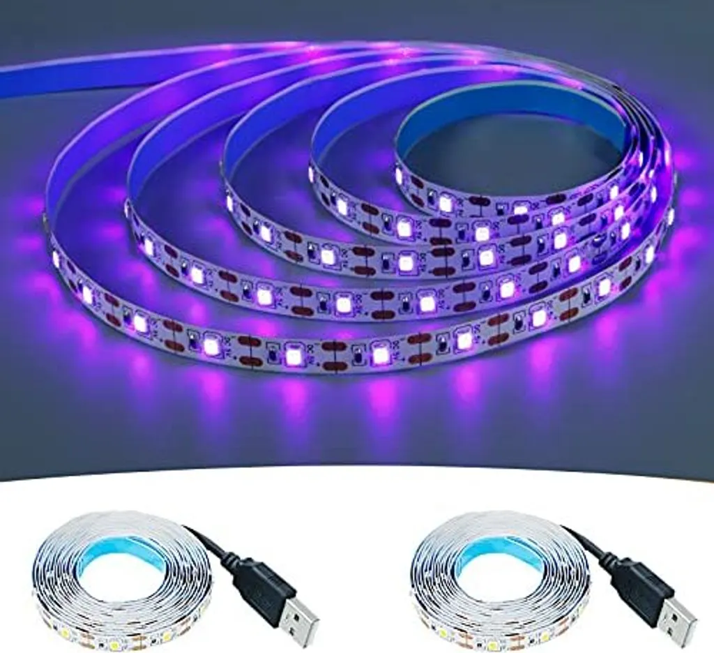 Goming Striscia LED Viola 5V USB Flessibile 4m - Per Fai-da-te