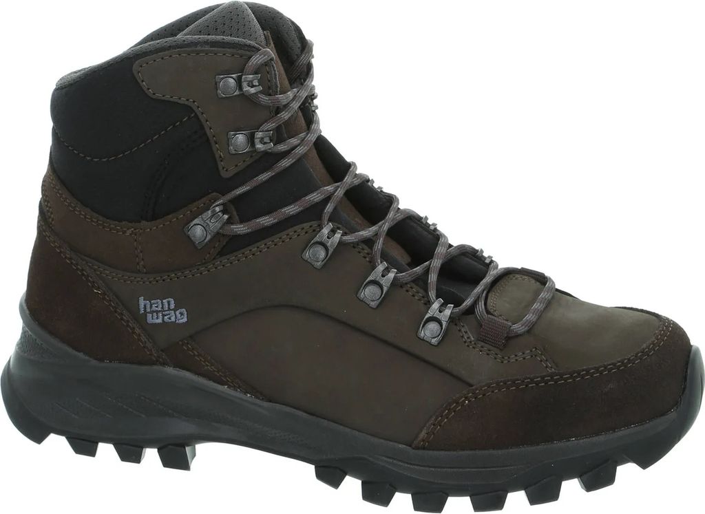 Hanwag Herren Wanderstiefel Banks LL Leder Hikingstiefel Braun
