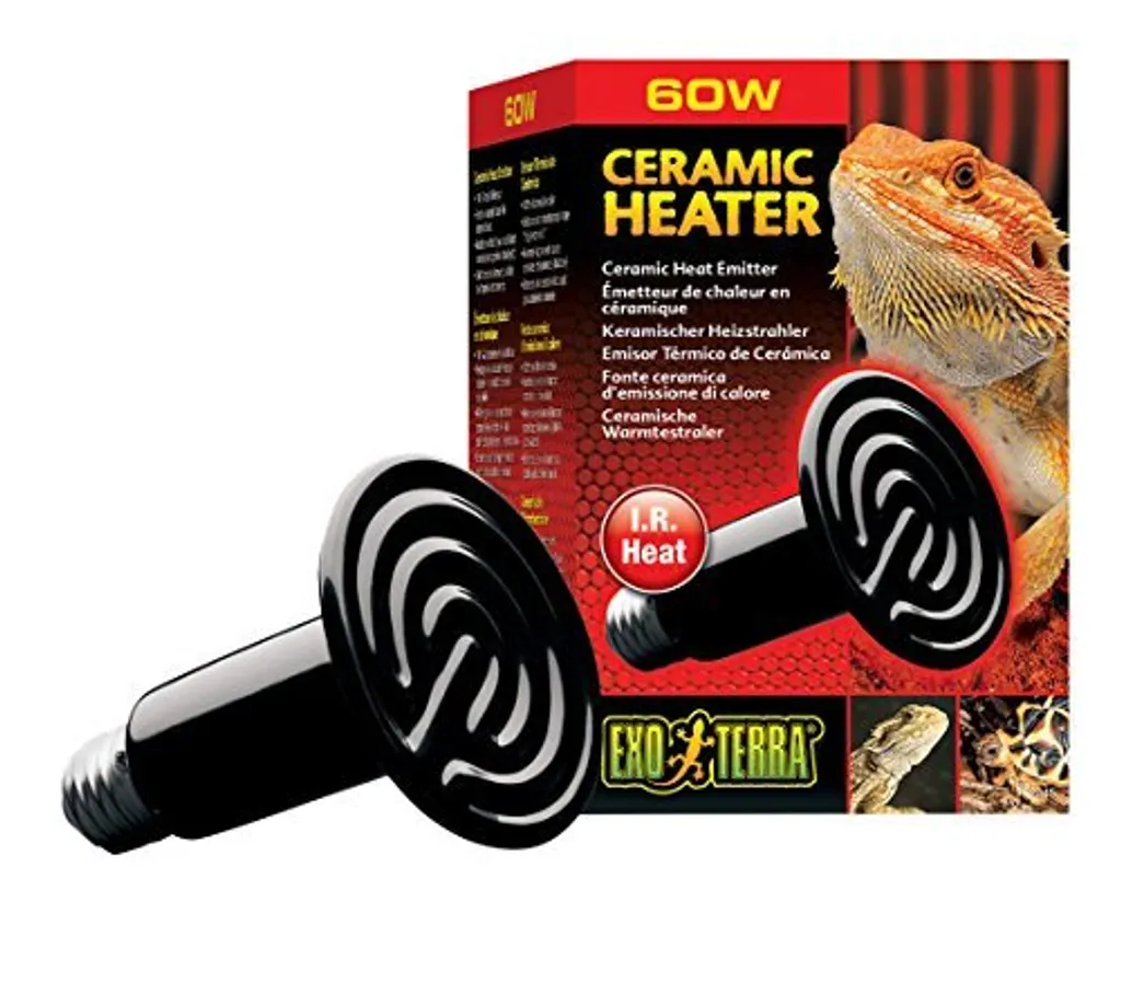 Émetteur de chaleur EX 60W - Ampoule céramique infrarouge pour terrarium