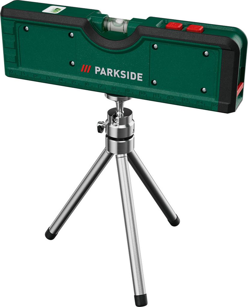 PARKSIDE Laserwasserwaage, mit höhenverstellbarem Dreibein-Stativ , PLW A4