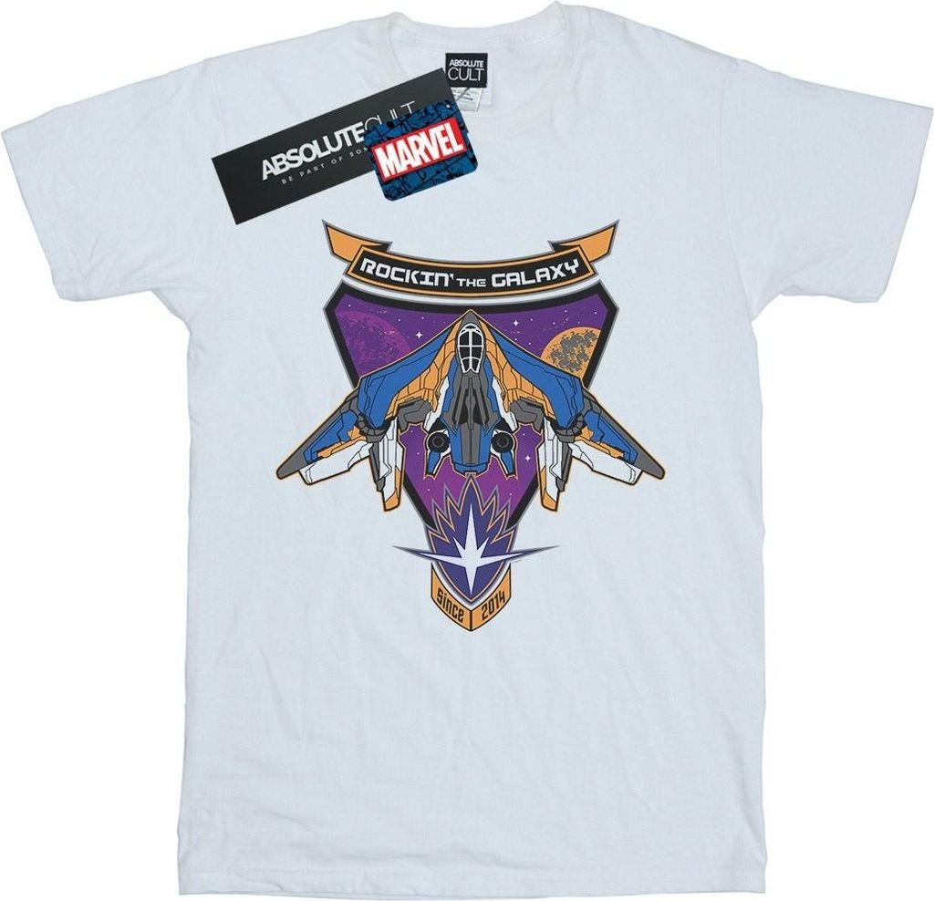 Marvel - "Guardians Of The Galaxy Rockin' Milano" T-Shirt für Herren BI38662 (XL) (Weiß)