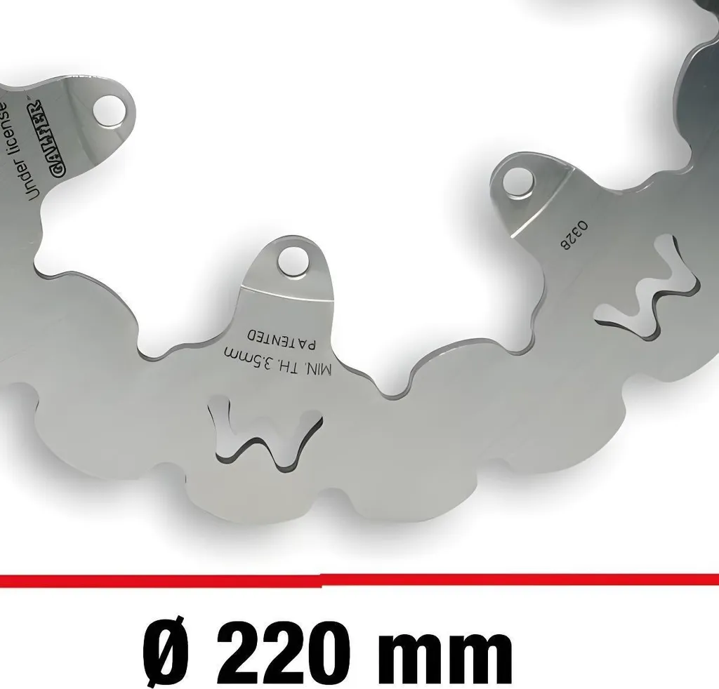 Disque de frein Malossi Whoop Disc Ø 220mm en acier inox haute durée