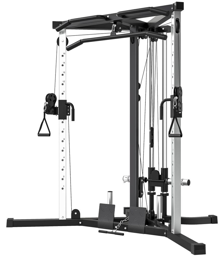 SPORTNOW Kraftstation Fitnessstation mit Latzug Produktbild 