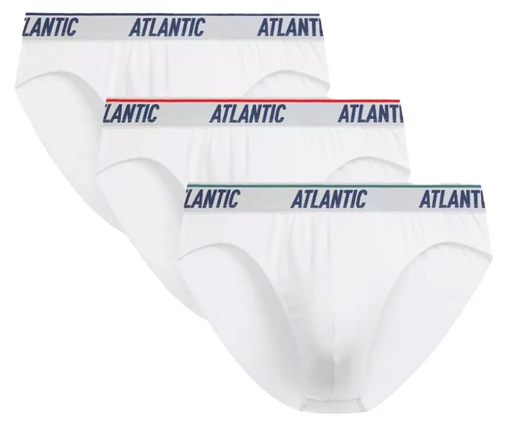 Lot de 3 boxers Atlantic Sport, couleur blanche, 95 % Image du produit 