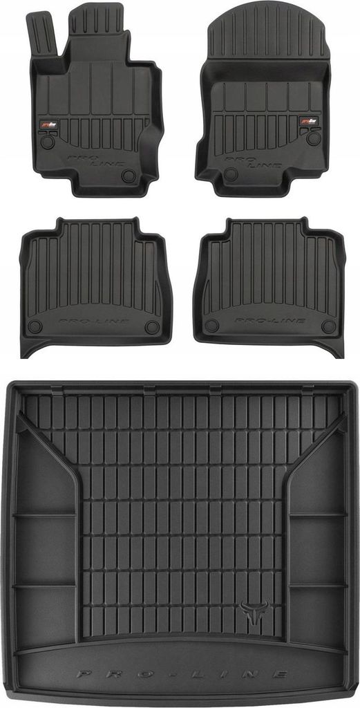 SET 3D Gummimatten Mercedes GLE W167 ab 2019-