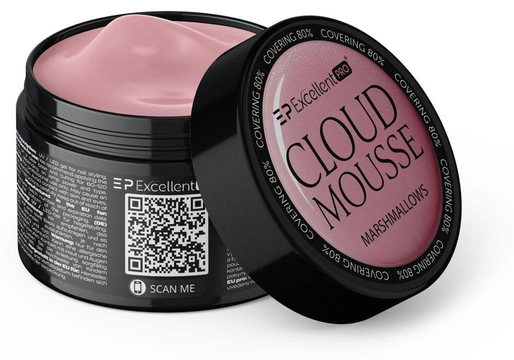 Excellent Pro | Cloud Mousse Marshmallows – 50 g – gel – Obrázek produktu 
