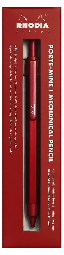 Rhodia scRipt Druckbleistif rot