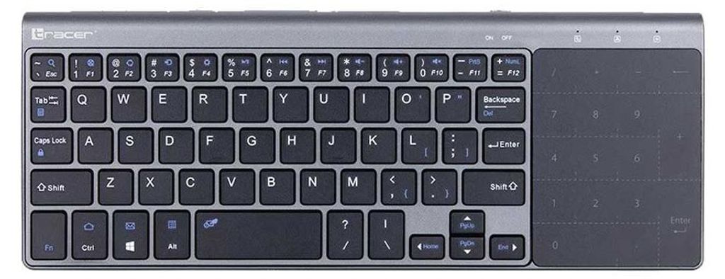 Draadloze toetsenbord met touchpad, Tracer EXpert, 2.4 GHz Productafbeelding 
