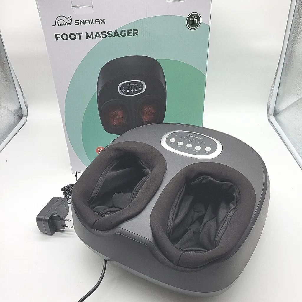 Appareil Massage Pieds Vibration et Chaleur Snailax : Confort Shiatsu