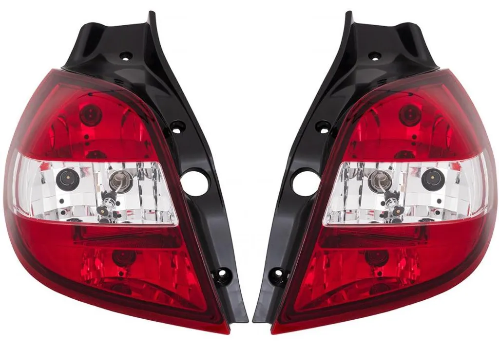Paire de blocs optiques arrière pour RENAULT CLIO 2 de 2005 à 2009 Neuf