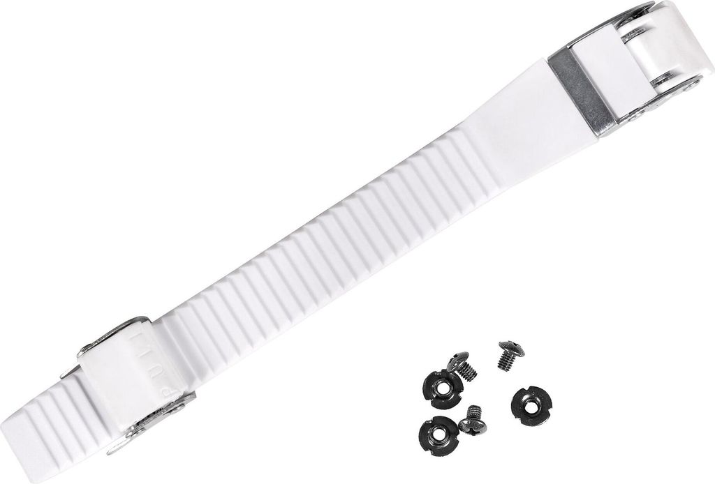 Powerslide Inline Skate Ersatzteil Powerslide Classic Schnallenset komplett L / R, weiß, L = 18cm, Stück