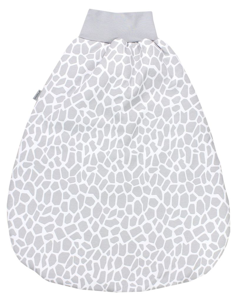 TupTam Baby Unisex Strampelsack mit breitem Bund Wattiert , Farbe: Giraffe, Größe: 6 - 12 Monate